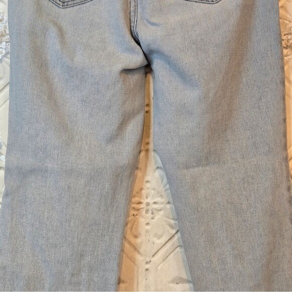 PacSun Mom Jeans Distressed Light Eco Blue Denim Ankle Jeans Size 27 Retro Y2K - Picture 10 of 13